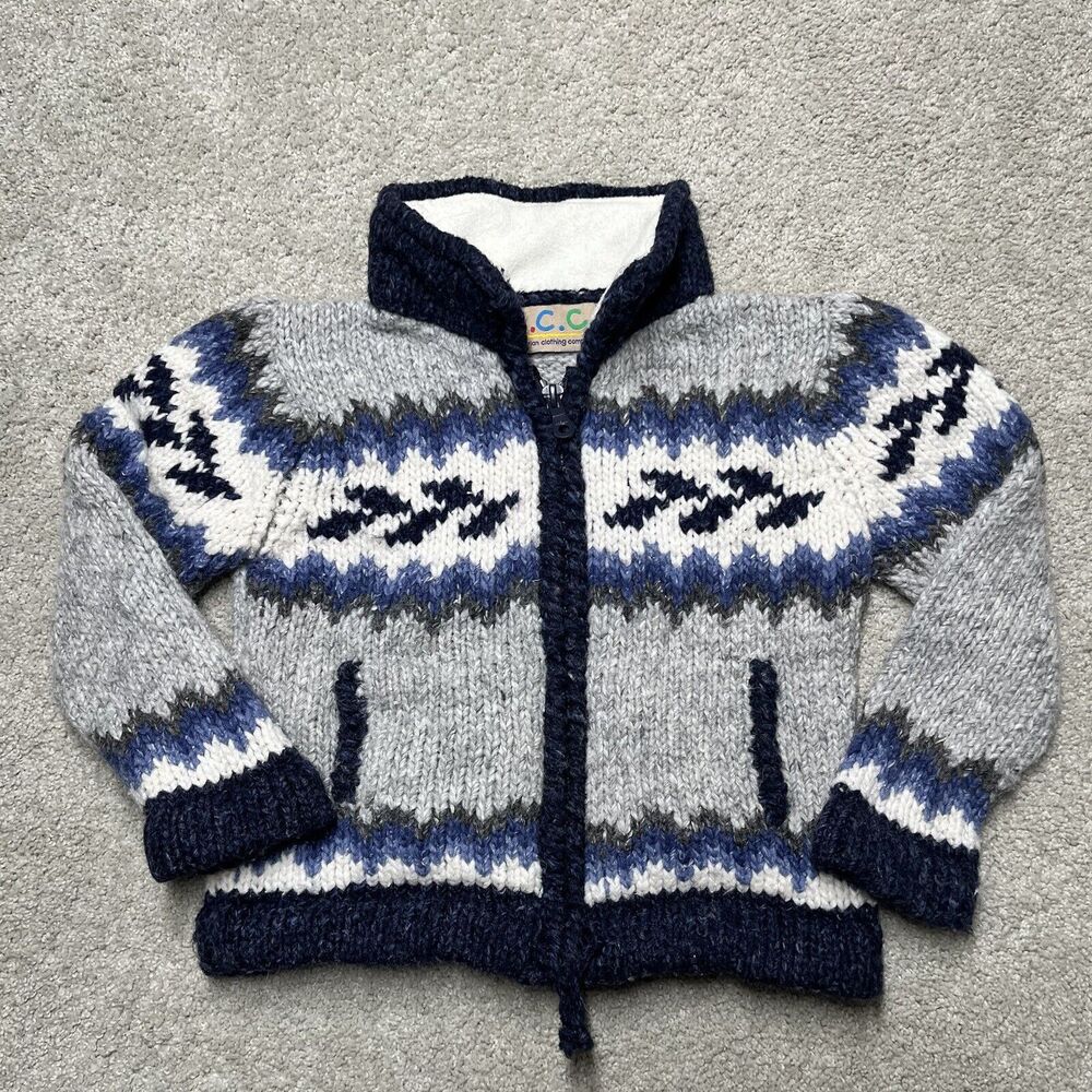 Ecuadorian Clothing Company E.C.C. Kids Toddler Size 2 Sweater Hoodie Gray Zip